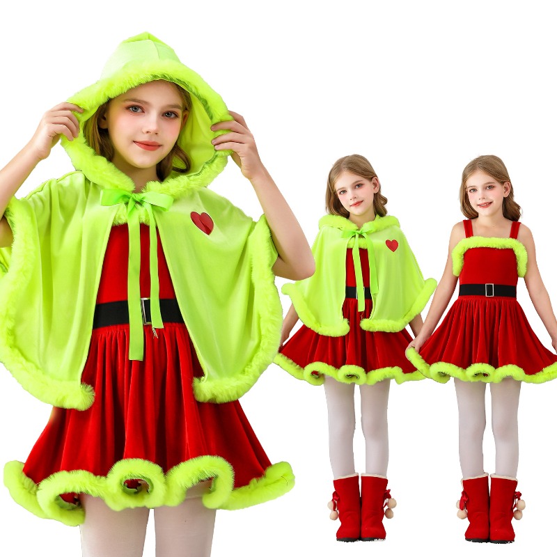 Winter Clothing Europe - Cape d'hiver pour filles, robe de