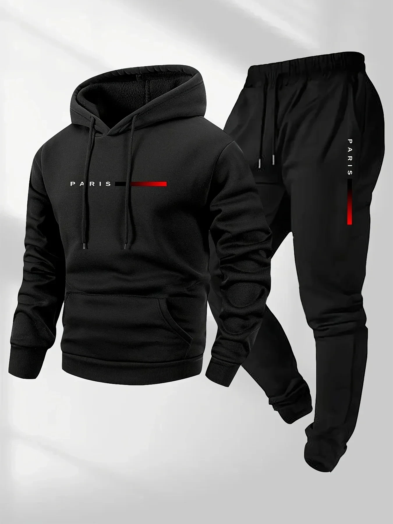 Winter Clothing Gear - Ensemble de survêtement polaire imprimé PARIS