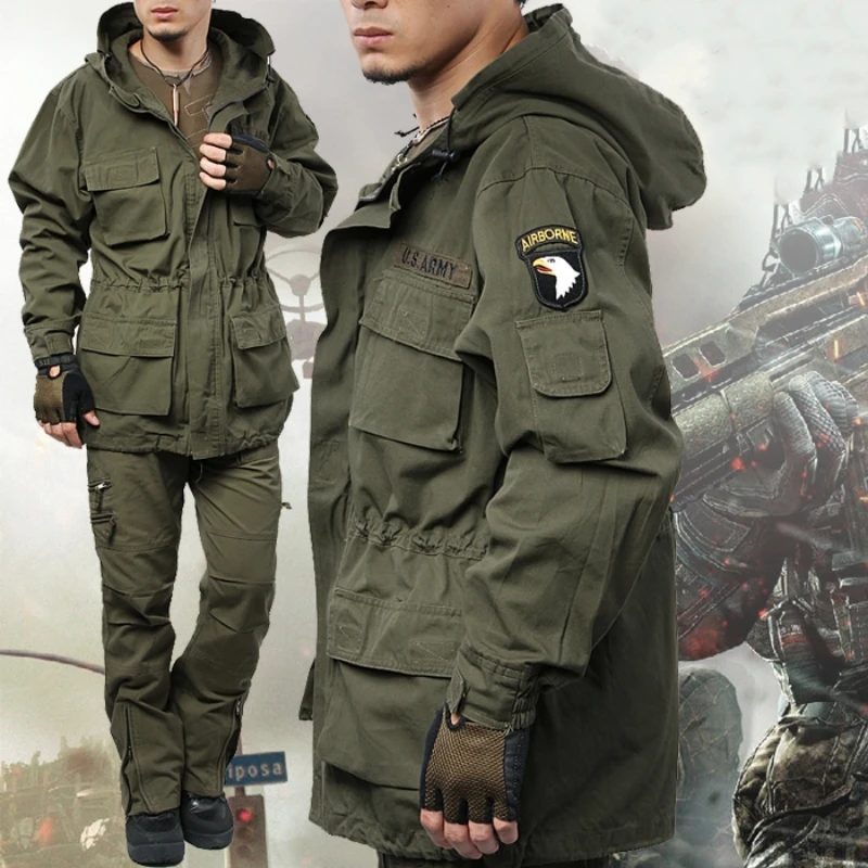Winter Clothing Work - Veste coupe-vent tactique polaire militaire américaine