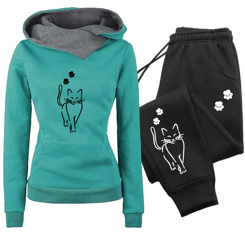 Quality Winter Clothing - Survêtement pour femmes, sweat à capuche