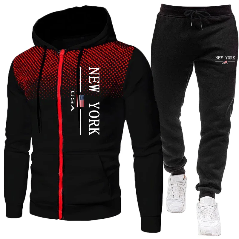 Quality Winter Clothing - Veste de survêtement pour homme, sweat-shirt