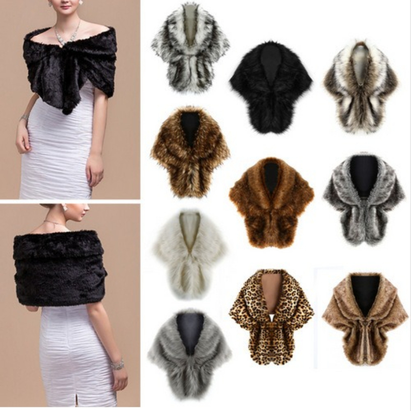 Winter Clothing Deals - Manteau court en fausse fourrure de