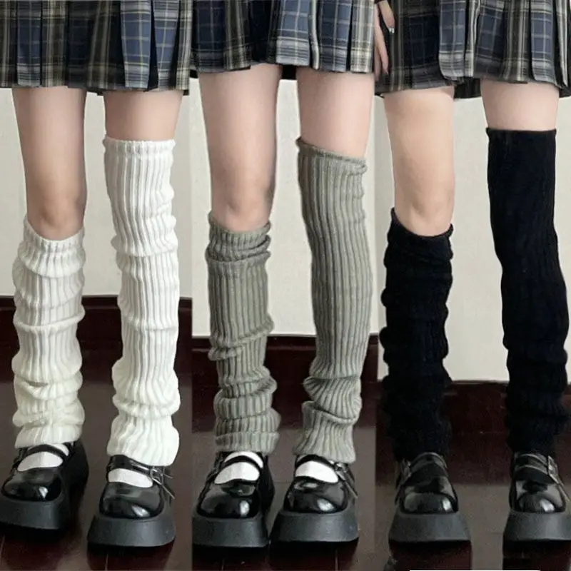 Winter Clothing Leg Warmers - Jambières Lolita 42/52/72cm, chaussettes tricotées Y2K,
