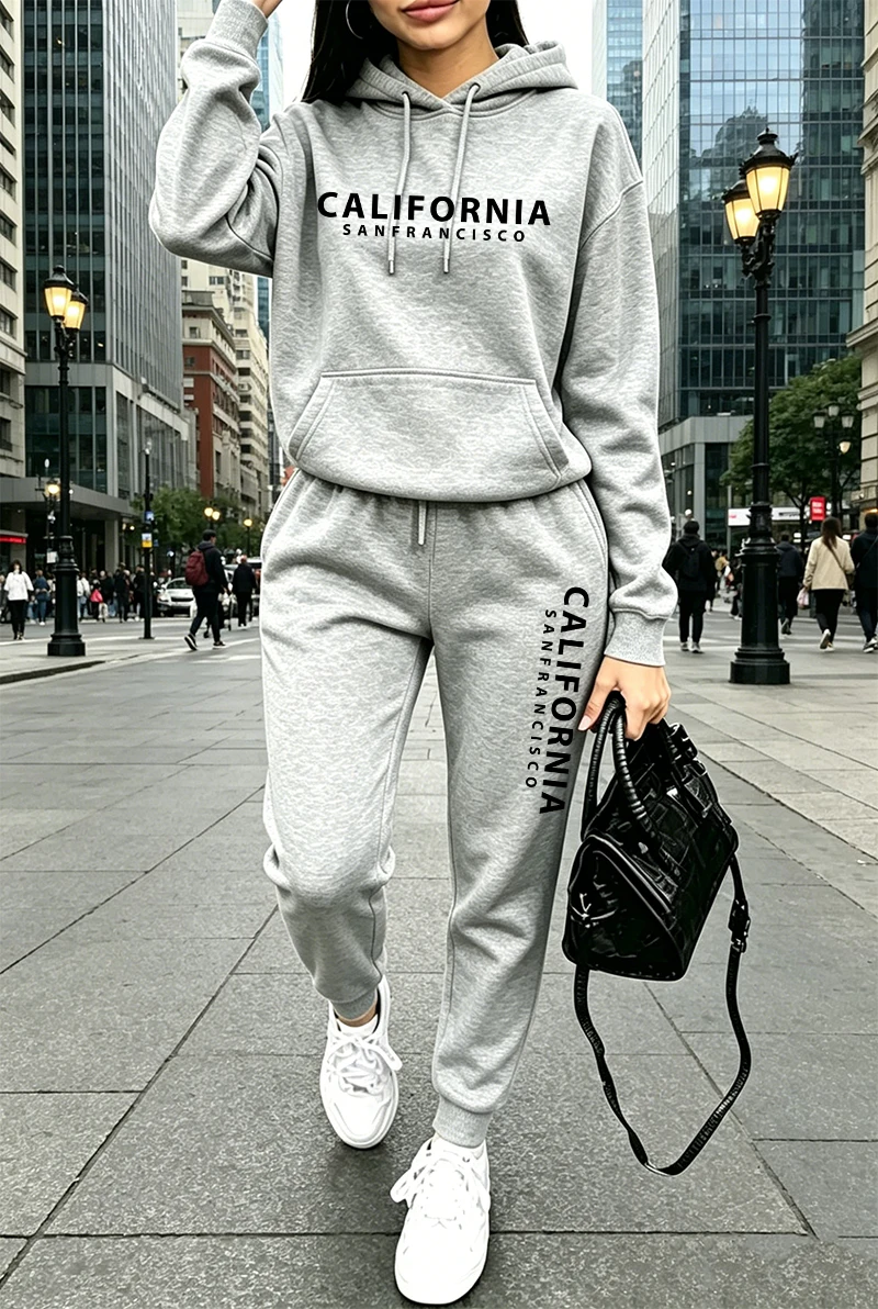 Quality Winter Clothing - Survêtement de qualité pour femmes, imprimé,