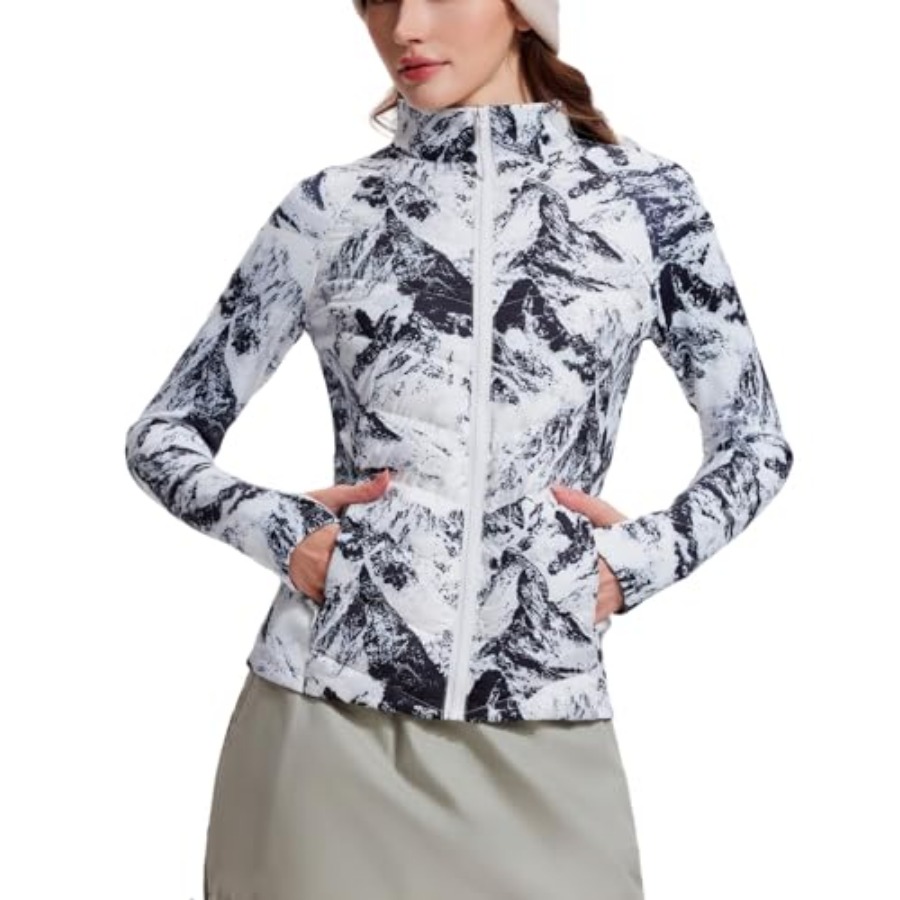 Puffer Jacket Women Down - Veste matelassée légère AFZ pour femmes,