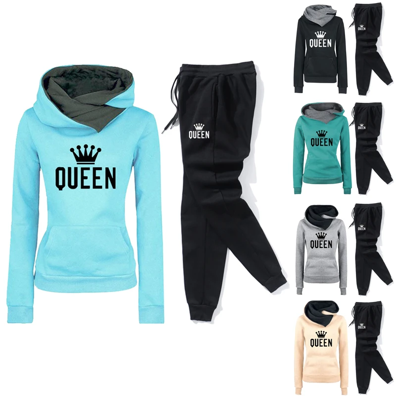 Quality Winter Clothing - Ensemble de survêtement pour femme Queen