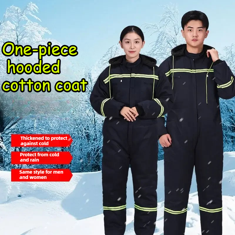 Winter Clothing Work - Combinaison d'hiver en coton pour moto,