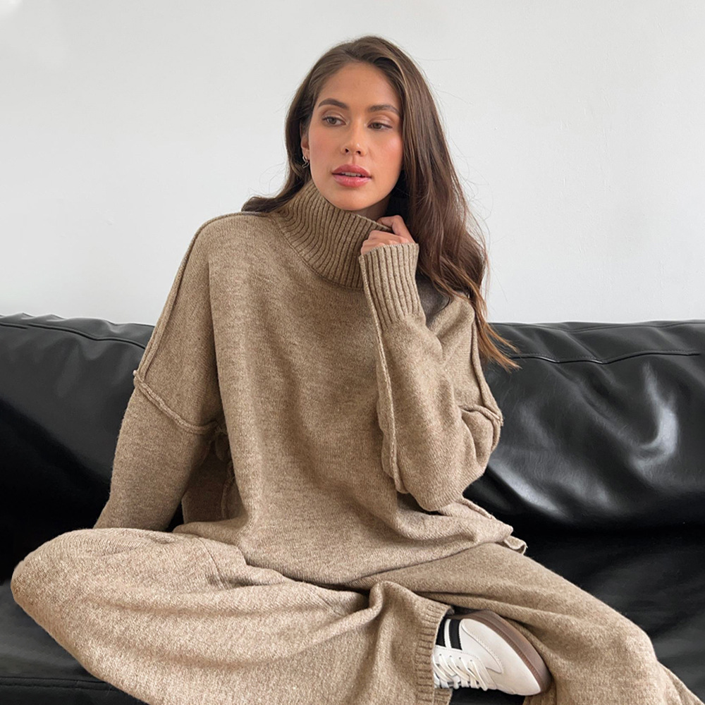Winter Clothing Sale - Ensemble deux pièces en tricot épais