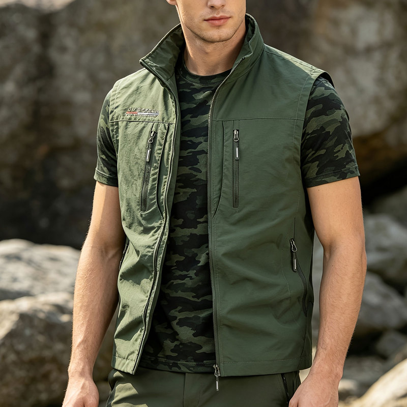 Winter Clothing Plus Size - Gilet de course pour hommes, veste