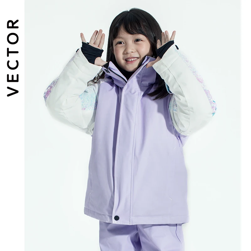 Winter Clothing Vector - VECTOR-Vêtements de neige d'extérieur pour enfants,