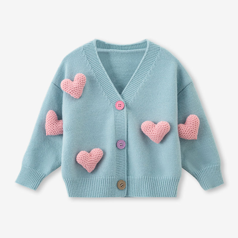 Winter Clothing 1 Year Old - Manteau cardigan Love Will pour filles,