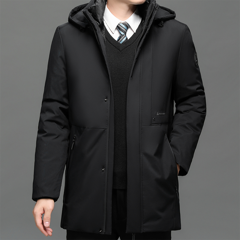 Nouveau hiver hommes Long mant - Winter Clothing Work avis et prix
