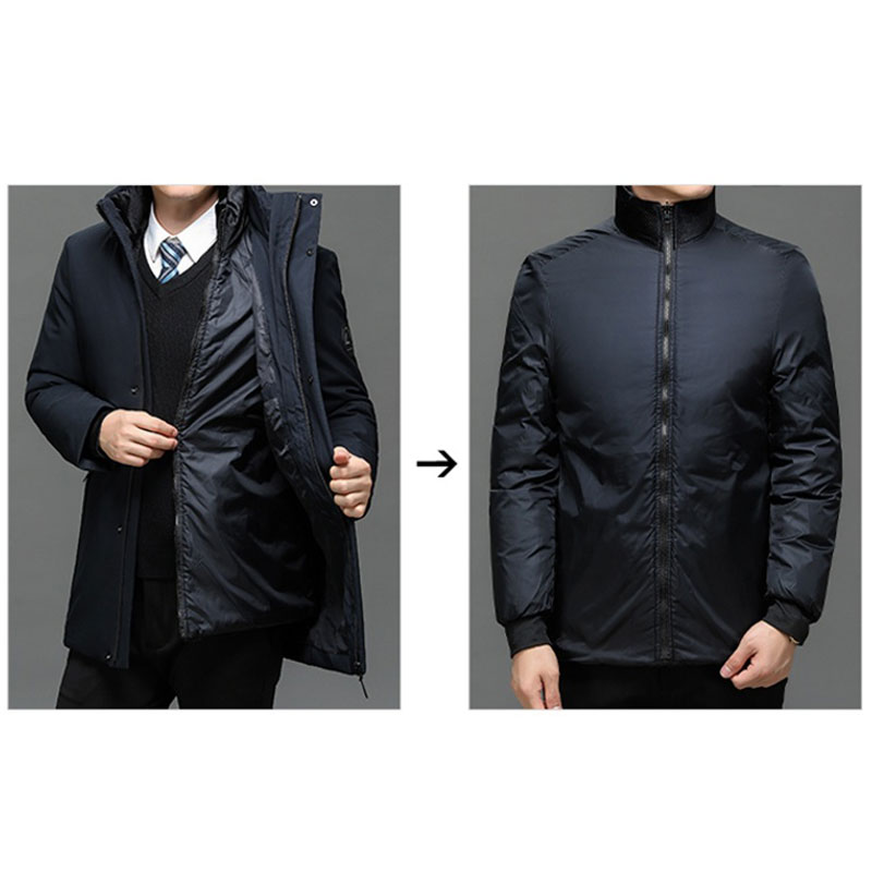 Nouveau hiver hommes Long mant - Winter Clothing Work avis et prix