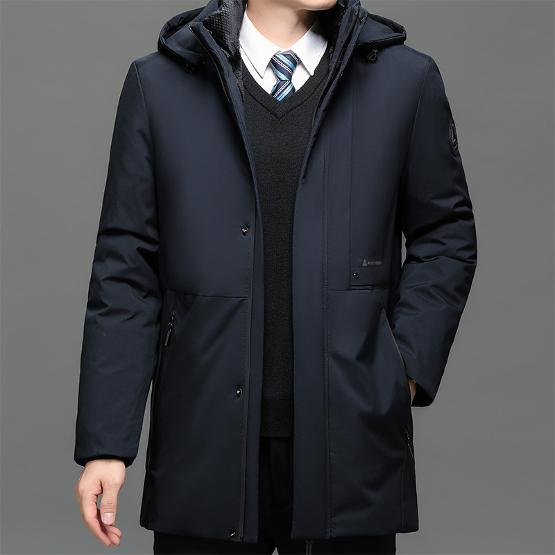 Nouveau hiver hommes Long mant - Winter Clothing Work avis et prix