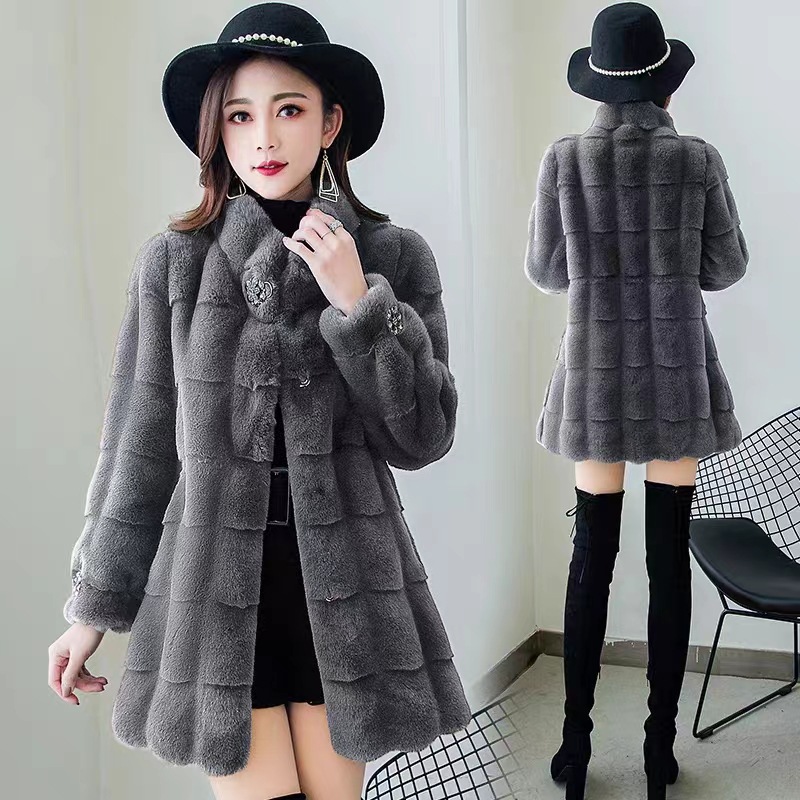 Manteaux en fausse fourrure po - Winter Clothing Work avis et prix
