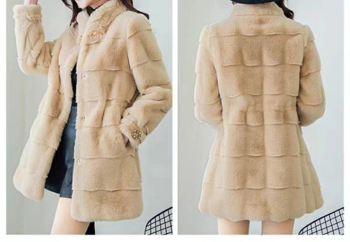 Manteaux en fausse fourrure po - Winter Clothing Work avis et prix