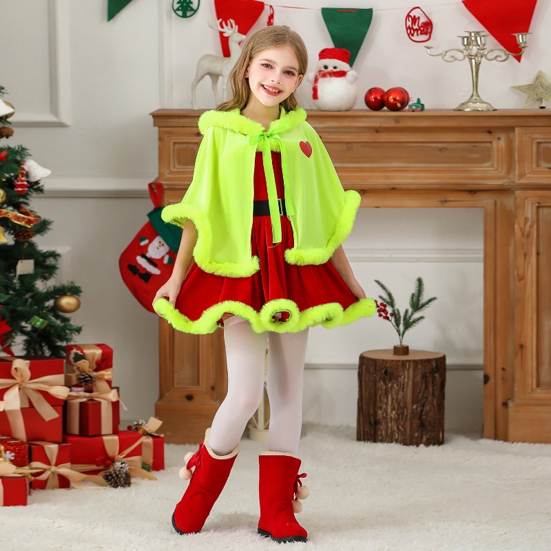 Cape d'hiver pour filles, robe - Winter Clothing Europe avis et prix