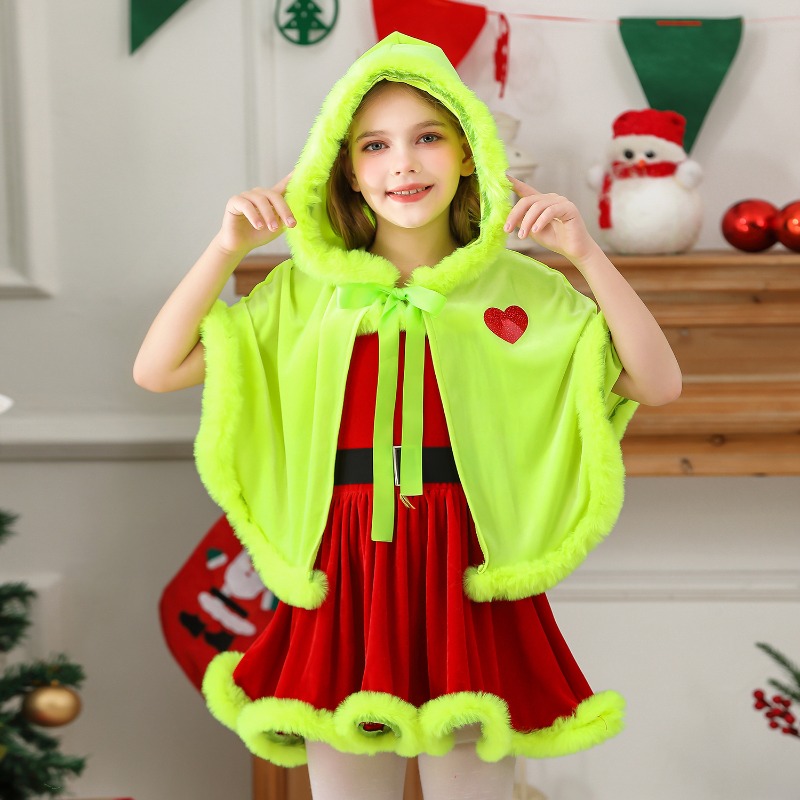 Cape d'hiver pour filles, robe - Winter Clothing Europe avis et prix