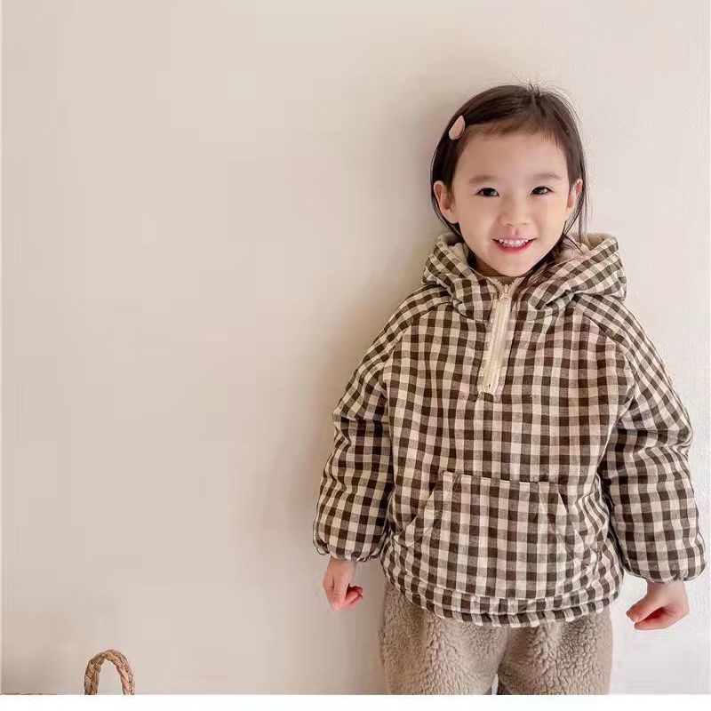 Veste à carreaux pour enfants, - Winter Clothing 1 Year Old avis et prix