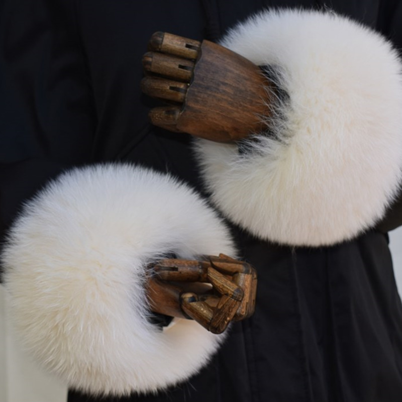 Poignets en fourrure de renard - Winter Clothing Deals avis et prix