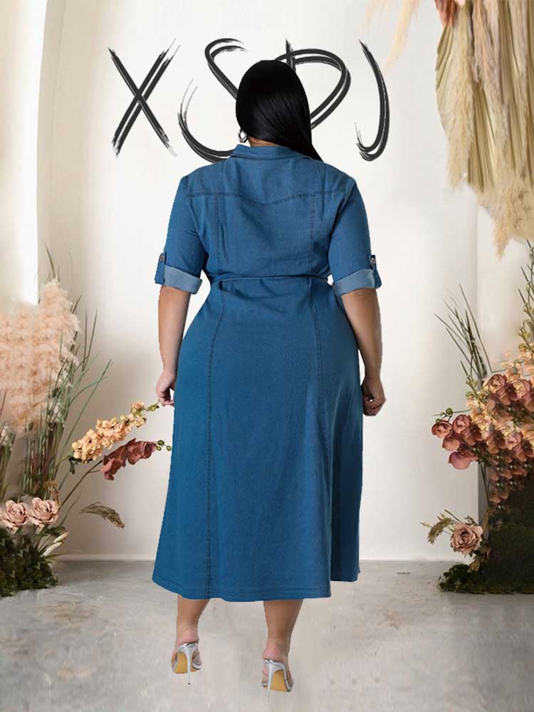 Robe en denim élégante pour fe - Winter Clothing Wholesale avis et prix