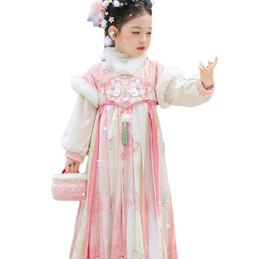 2025 filles fée Hanfu enfants  - Winter Clothing 1 Year Old avis et prix