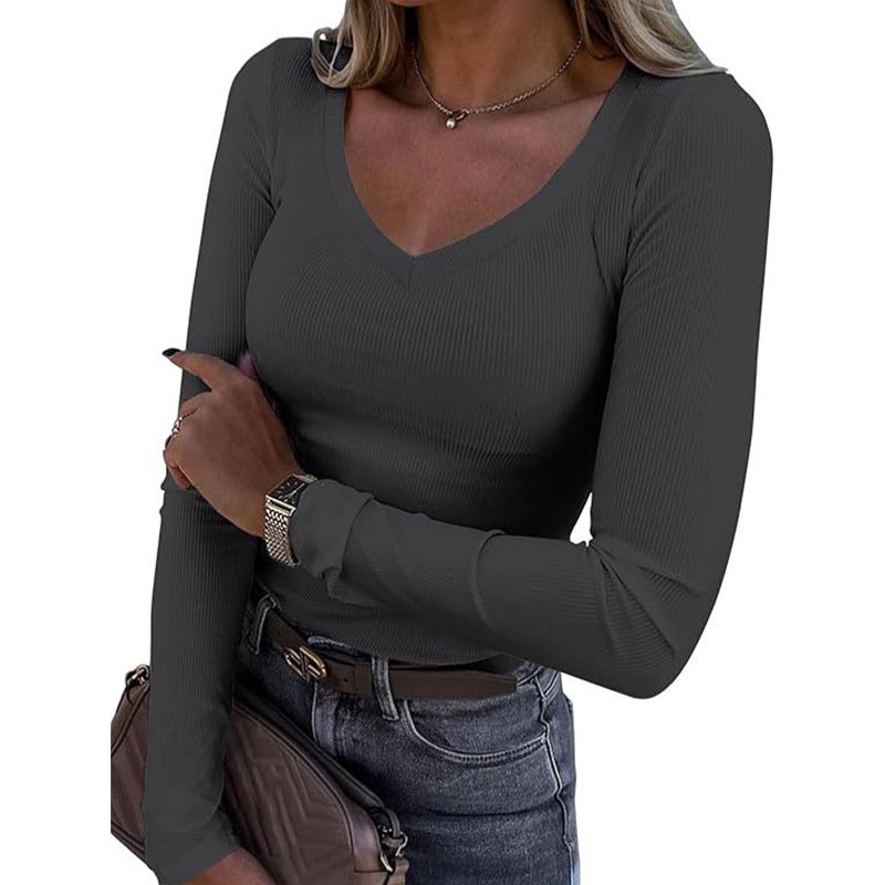 T-shirt tricoté à manches long - Winter Clothing Europe avis et prix
