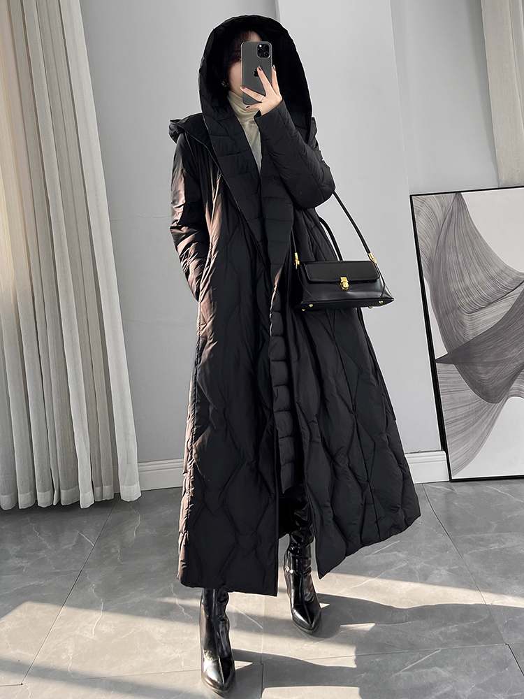 Doudoune à capuche longue pour - Puffer Jacket Women Down avis et prix