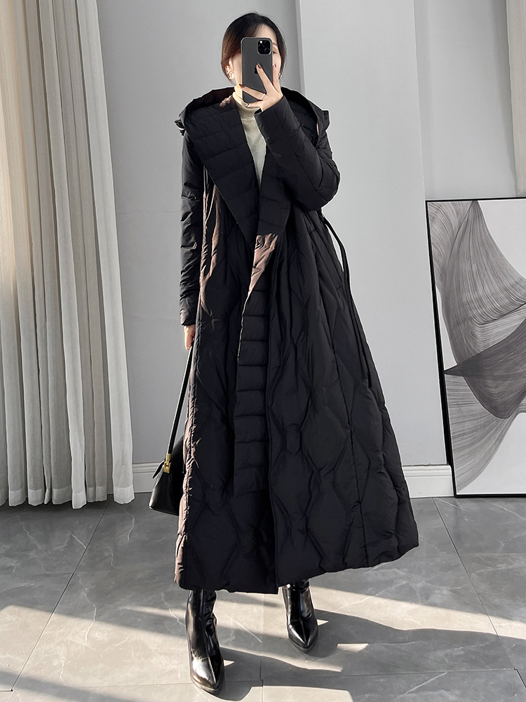 Doudoune à capuche longue pour - Puffer Jacket Women Down avis et prix