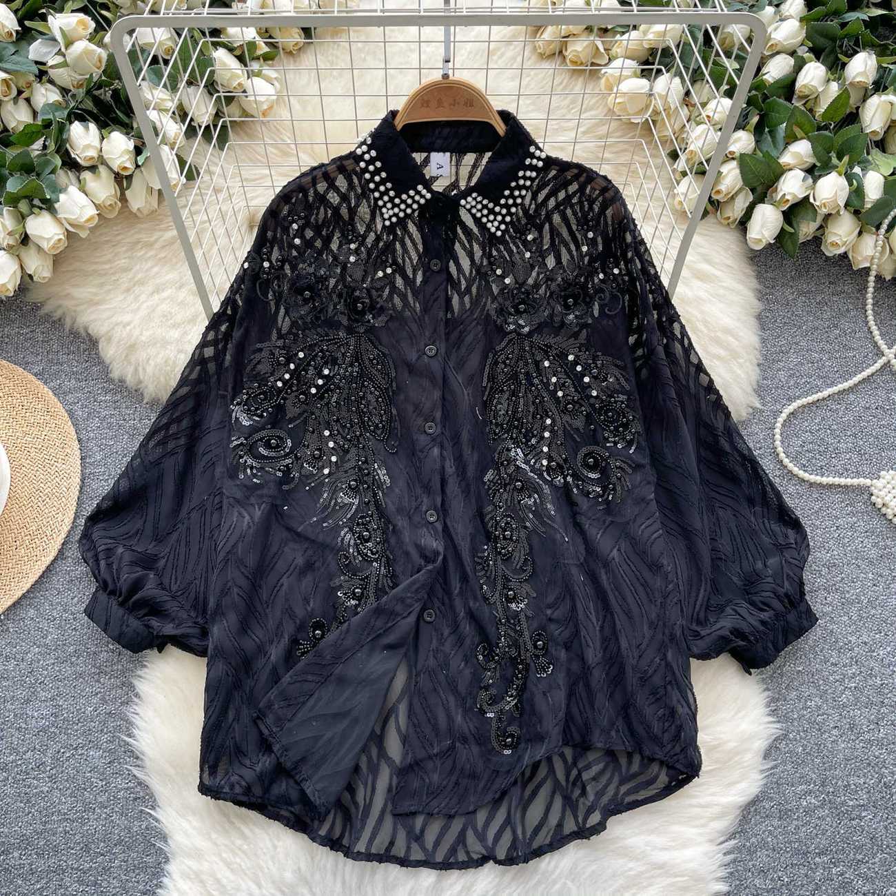 Chemise à boutons brillants po - Quality Winter Clothing avis et prix