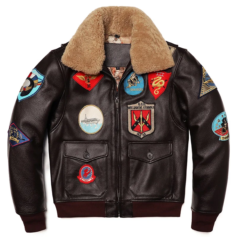 Veste de vol en cuir de vachet - Winter Clothing Patterns avis et prix