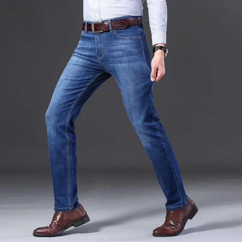 Jeans stretch pour hommes, col - Winter Clothing Work avis et prix
