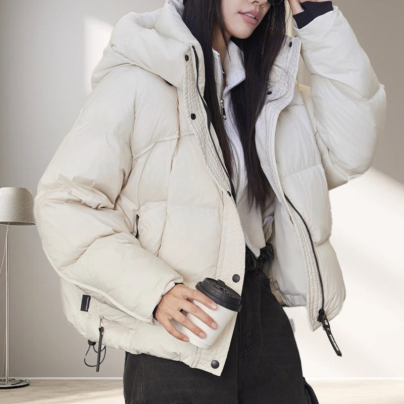 Femmes court blanc canard doud - Puffer Jacket Women Down avis et prix