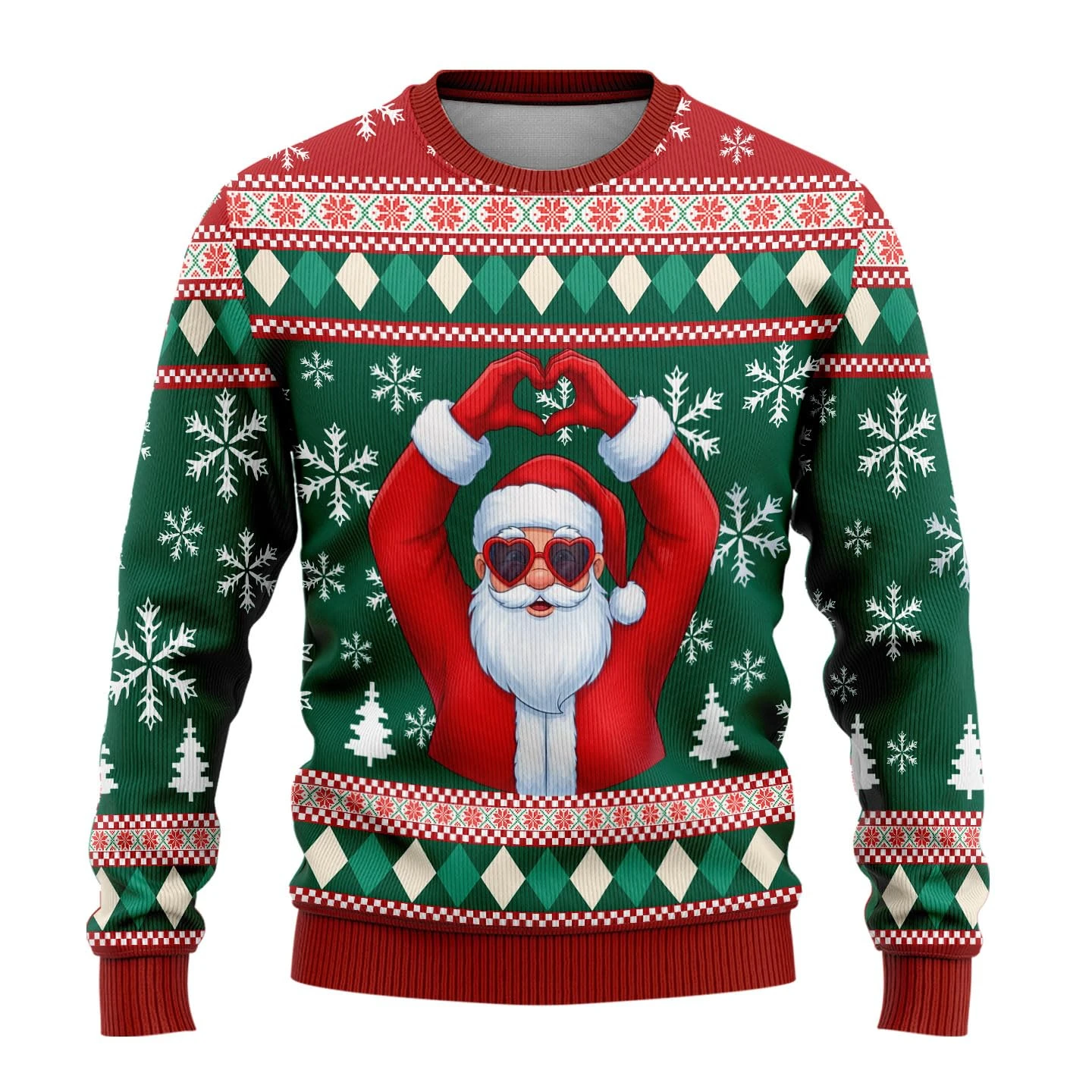 Pull-over imprimé 3D avec moti - Winter Clothing For avis et prix