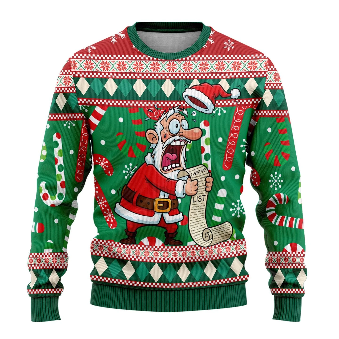 Pull-over imprimé 3D avec moti - Winter Clothing For avis et prix