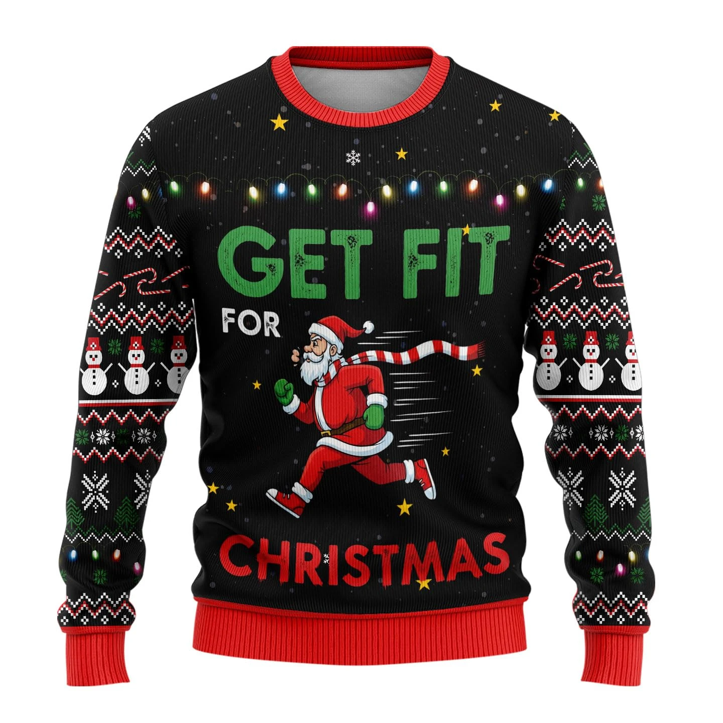 Pull-over imprimé 3D avec moti - Winter Clothing For avis et prix