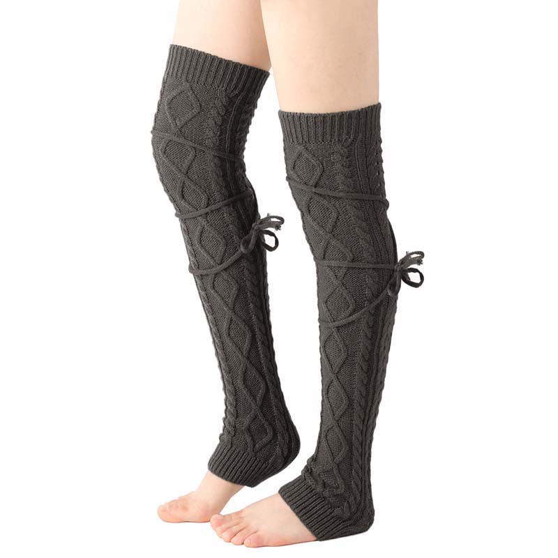 Jambières tricotées pour femme - Winter Clothing Leg Warmers avis et prix