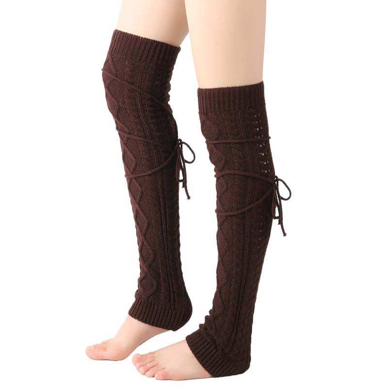 Jambières tricotées pour femme - Winter Clothing Leg Warmers avis et prix